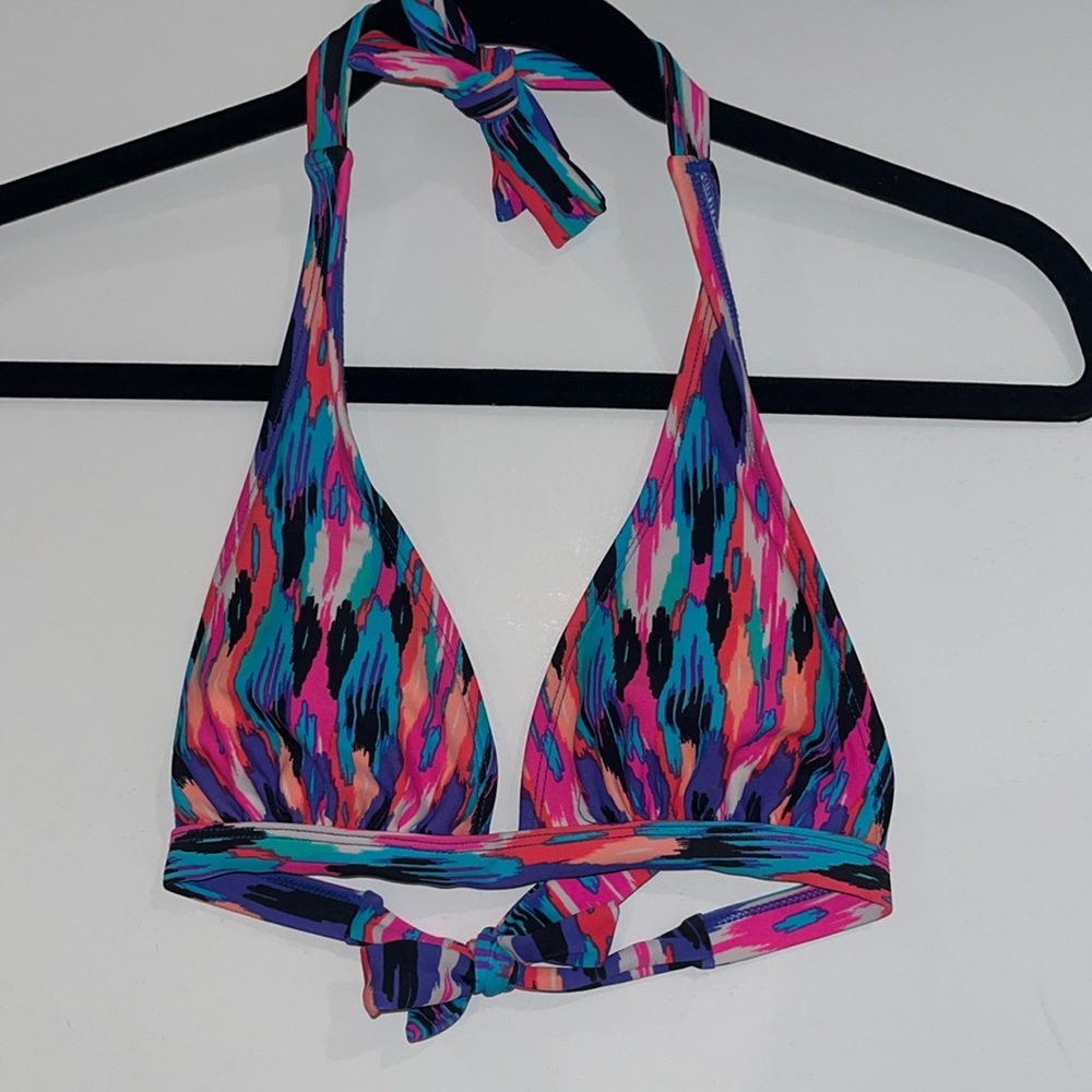Xhilaration Multi Color Bikini Bathing Suit Top
